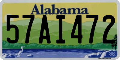 AL license plate 57AI472