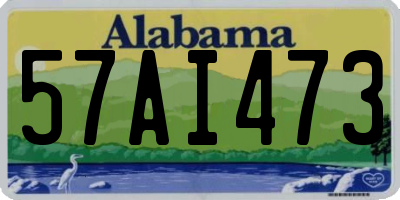 AL license plate 57AI473