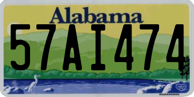 AL license plate 57AI474