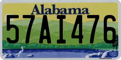 AL license plate 57AI476
