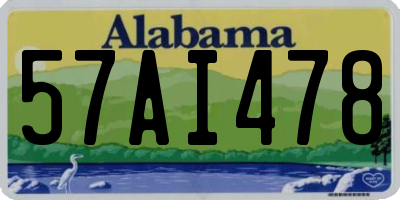 AL license plate 57AI478