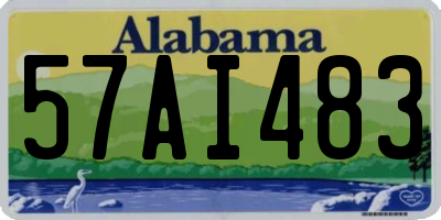 AL license plate 57AI483
