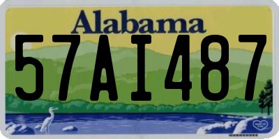 AL license plate 57AI487