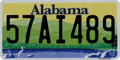 AL license plate 57AI489