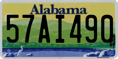 AL license plate 57AI490