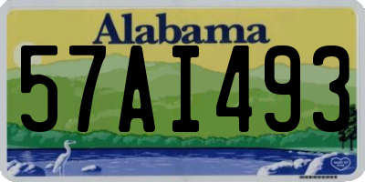 AL license plate 57AI493