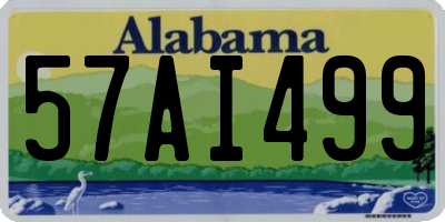 AL license plate 57AI499