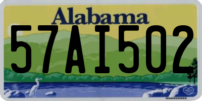 AL license plate 57AI502