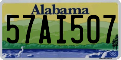 AL license plate 57AI507