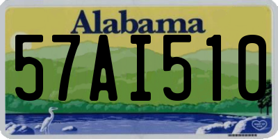 AL license plate 57AI510