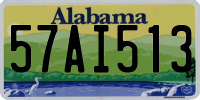 AL license plate 57AI513