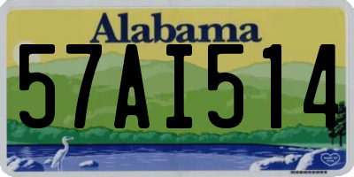 AL license plate 57AI514