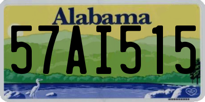 AL license plate 57AI515
