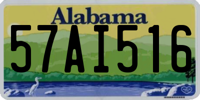 AL license plate 57AI516
