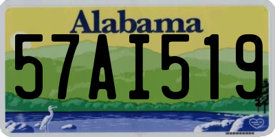 AL license plate 57AI519