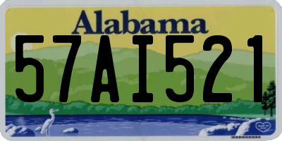 AL license plate 57AI521