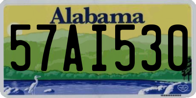 AL license plate 57AI530