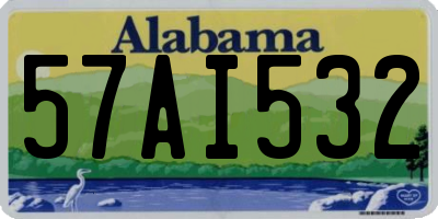 AL license plate 57AI532