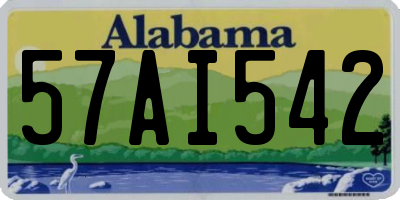 AL license plate 57AI542