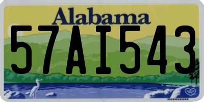 AL license plate 57AI543