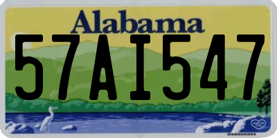 AL license plate 57AI547