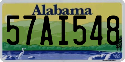 AL license plate 57AI548