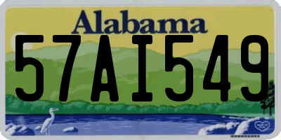 AL license plate 57AI549