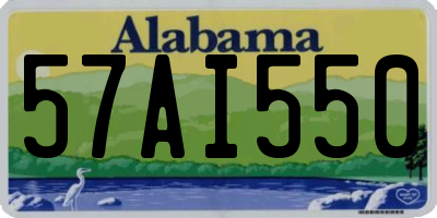 AL license plate 57AI550
