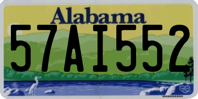 AL license plate 57AI552