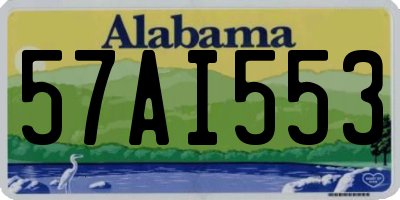 AL license plate 57AI553