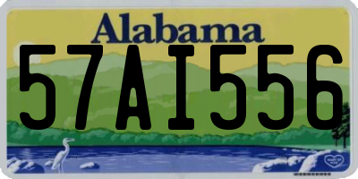 AL license plate 57AI556