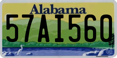 AL license plate 57AI560