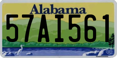 AL license plate 57AI561