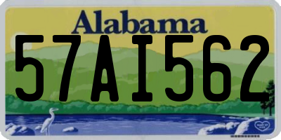 AL license plate 57AI562
