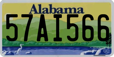 AL license plate 57AI566