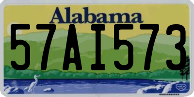 AL license plate 57AI573