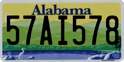 AL license plate 57AI578