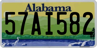 AL license plate 57AI582