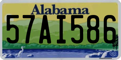AL license plate 57AI586