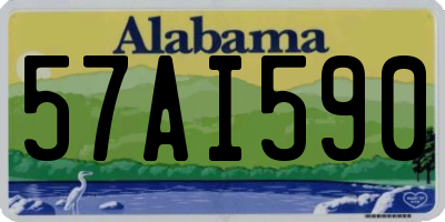 AL license plate 57AI590