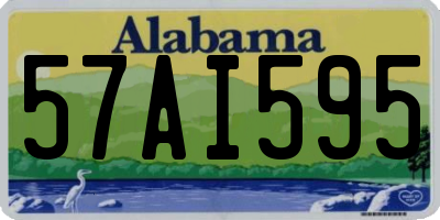 AL license plate 57AI595