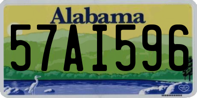 AL license plate 57AI596