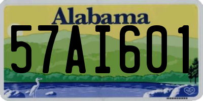 AL license plate 57AI601