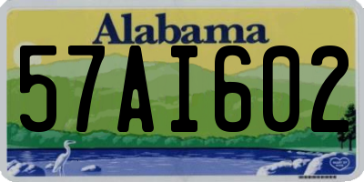 AL license plate 57AI602