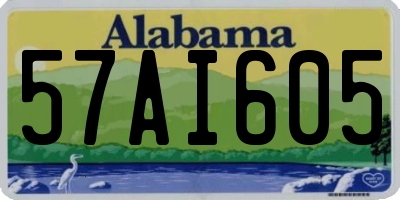 AL license plate 57AI605