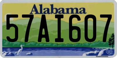 AL license plate 57AI607