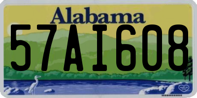 AL license plate 57AI608