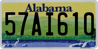 AL license plate 57AI610