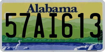 AL license plate 57AI613