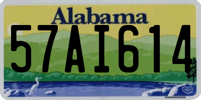 AL license plate 57AI614